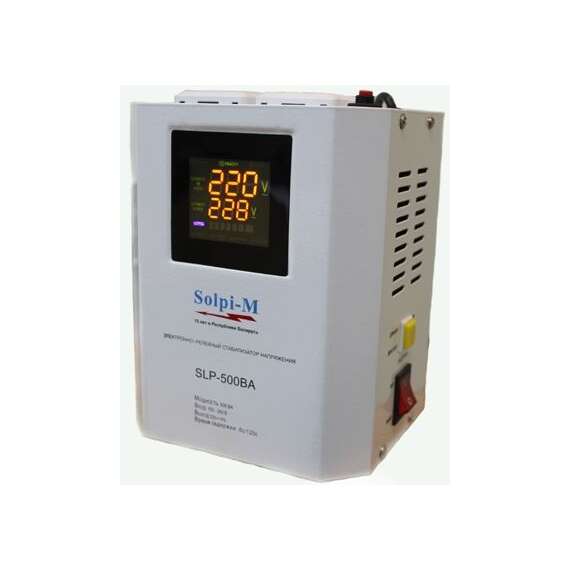Стабилизатор напряжения SLP-500BA SOLPI-M, фото , изображение 2