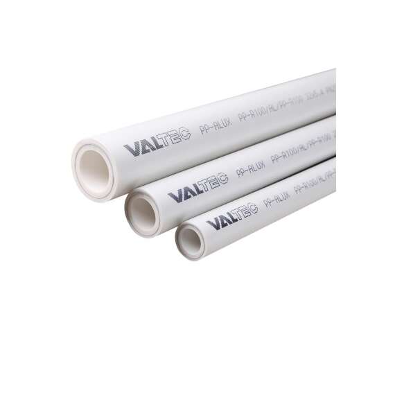 Труба полипропиленовая Ф20x3.4 PN25 бел. алюминий VALTEC, Диаметр трубы ППР: 20, фото 