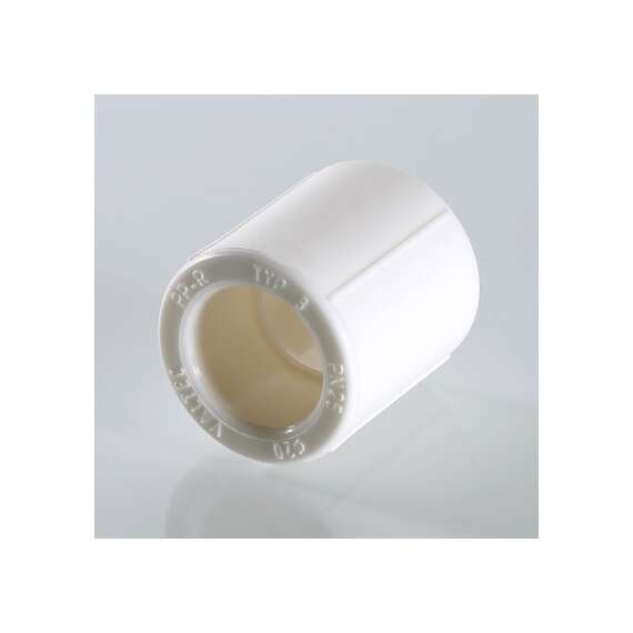 Муфта полипропиленовая  110 бел. VALTEC, Размер муфты ППР: 110, фото , изображение 3