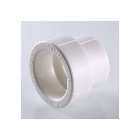 Муфта полипропиленовая переходная 50х25 бел. VALTEC, Размер переходной : 50х25, фото , изображение 3