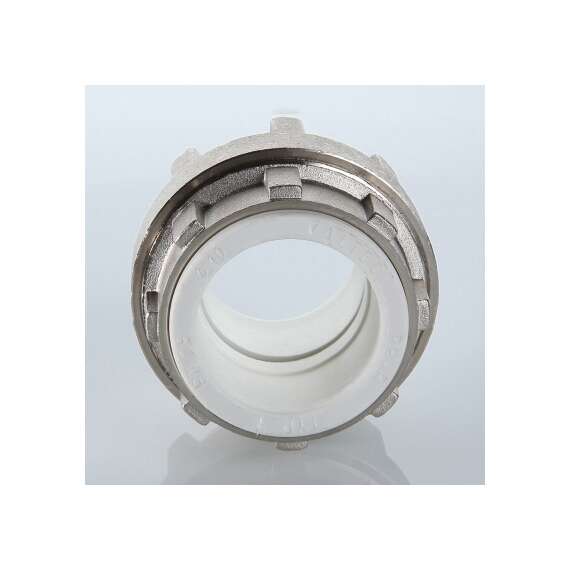 Муфта полипропиленовая разъемная 50 бел. VALTEC, Размер муфты ППР: 50, фото , изображение 2