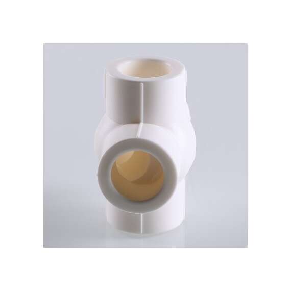 Крестовина полипропиленовая компланарная 20 бел. VALTEC, фото , изображение 4