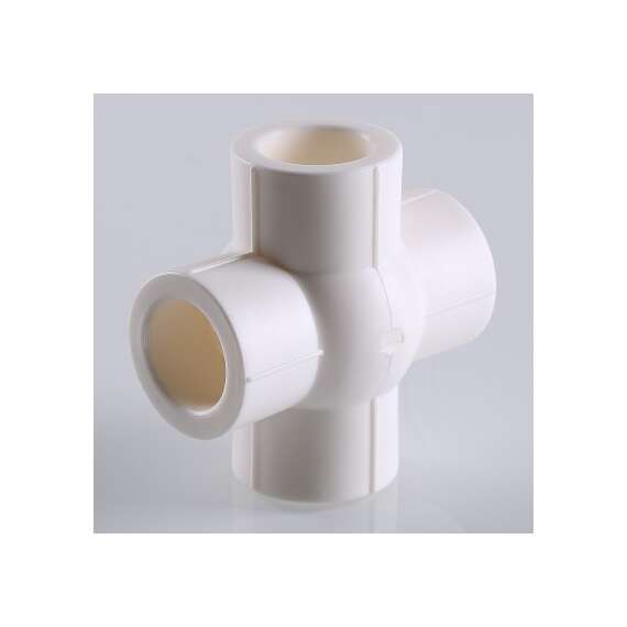Крестовина полипропиленовая компланарная 20 бел. VALTEC, фото , изображение 2