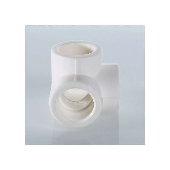 Крестовина полипропиленовая двухплоскостная 25 бел. VALTEC, Диаметр трубы ППР: 25, фото , изображение 6