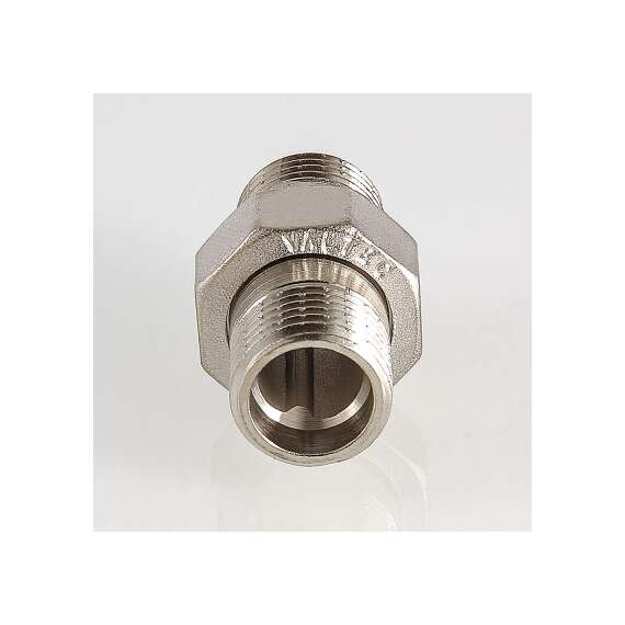 Сгон разъемный с НР никель 1 1/4" VALTEC, Диаметр: 1 1/4", фото , изображение 2 Сгон разъемный с НР никель 1 1/4" VALTEC, Диаметр: 1 1/4", фото , изображение 2