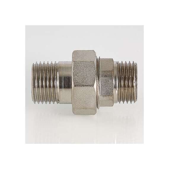Сгон разъемный с НР никель 1 1/4" VALTEC, Диаметр: 1 1/4", фото , изображение 3 Сгон разъемный с НР никель 1 1/4" VALTEC, Диаметр: 1 1/4", фото , изображение 3