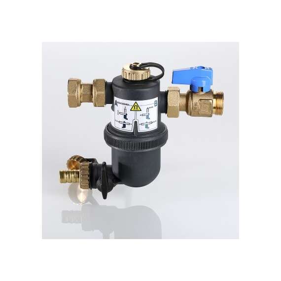 Фильтр дешламатор с пластиковым корпусом ВР-ВР 3/4" VALTEC, фото , изображение 2