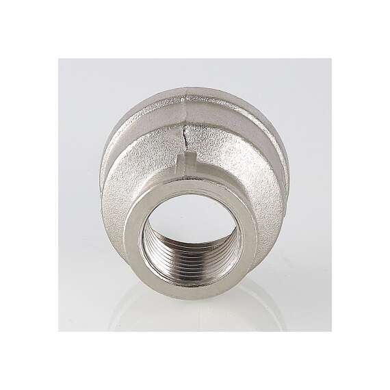 Муфта переходная никель 1 1/2"x1" VALTEC, Диаметр: 1 1/2", Размер перехода: 1 1/2"x1", фото , изображение 3