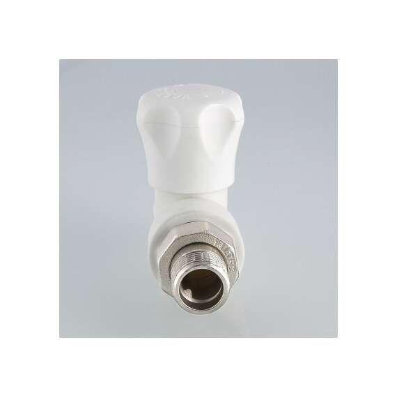 Клапан полипропиленовый для подключения радиаторов прямой 20x1/2" бел. VALTEC, Размеры ППР с дюймами: 20x1/2", Диаметр трубы ППР: 20, фото , изображение 2