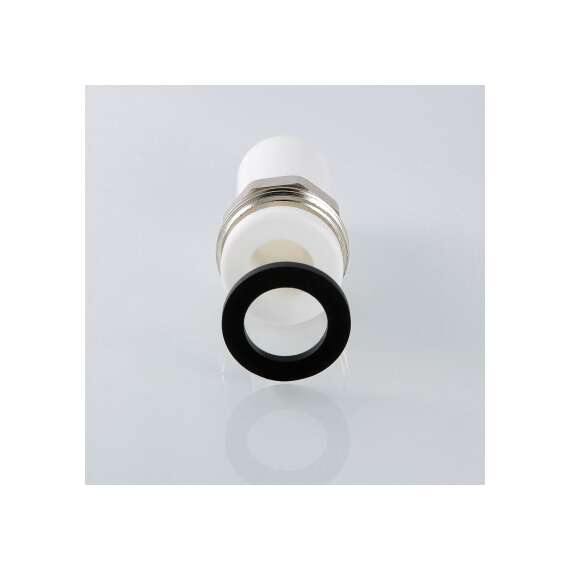 Муфта полипропиленовая резьбовая переходник с накидной гайкой НР 20x3/4"  бел. VALTEC, Диаметр трубы ППР: 20, Размер переходник с накидной гайкой: 20x3/4", фото , изображение 2