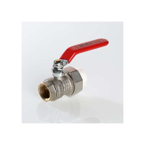 Кран шаровой латунный полипропиленовый 40x1 1/4" бел. VALTEC, Размеры ППР с дюймами: 40x1 1/4", Диаметр трубы ППР: 40, фото , изображение 4