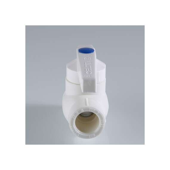 Кран шаровой полипропиленовый 32 бел. VALTEC, Диаметр трубы ППР: 32, фото , изображение 2