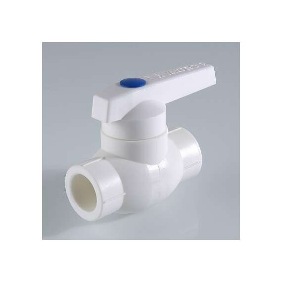 Кран шаровой полипропиленовый 32 бел. VALTEC, Диаметр трубы ППР: 32, фото , изображение 4