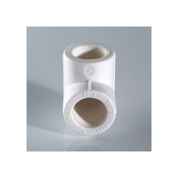 Угол полипропиленовый 90° 75 бел. VALTEC, Диаметр трубы ППР: 75, фото , изображение 2