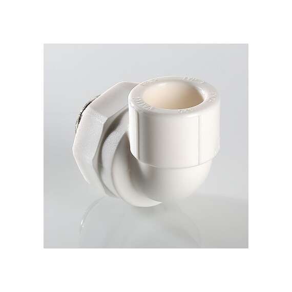 Угол резьбовой полипропиленовый с металлической НР 25x3/4" бел. VALTEC, Размер с металлической НР: 25x3/4", Диаметр трубы ППР: 25, фото , изображение 4 Угол резьбовой полипропиленовый с металлической НР 25x3/4" бел. VALTEC, Размер с металлической НР: 25x3/4", Диаметр трубы ППР: 25, фото , изображение 4