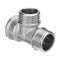 Тройник переходной ВР-НР-НР никель 3/4" AQUALINK, Диаметр: 3/4", фото , изображение 2