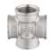 Крестовина  никель 3/4" AQUALINK, Диаметр: 3/4", фото , изображение 2