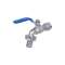 Кран шаровой AQUALINK ECO со штуцером 1/2" ручка, Размер запорной арматуры: 1/2", фото , изображение 2