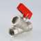 Кран шаровой VALTEC с цельным корпусом 1/2" ручка, фото , изображение 3