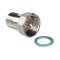 Полусгон с накидной гайкой  3/4"x1/2" никель VALTEC, Диаметр: 3/4"x1/2", фото 