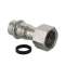 Муфта нерж сталь с накидной гайкой 12х1/2" VALTEC, Размер фитинга из нерж стали: 12х1/2", фото 