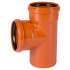Тройник наружн. канализация D 160x110 угол 87° OSTENDORF, Диаметр канализационной трубы: 160, Размер тройника канализации: D 160x110 угол 87°, фото 