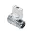 Кран шаровой AQUALINK МИНИ НР-НР хром 1/2"x3/4" флажок, фото 