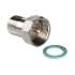 Полусгон с накидной гайкой  3/4" никель VALTEC, Диаметр: 3/4", фото 