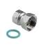 Полусгон с накидной гайкой  3/4"x1/2" латунь VALTEC, фото 