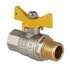 Кран шаровой для газа VALTEC VALGAS ВН-НР 3/4" бабочка, Размер запорной арматуры: 3/4", фото 