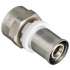 Муфта МП пресс с ВР 16x3/4" VALTEC, Диаметр трубы МП: 16, Размер муфты с резьбой: 16x3/4", фото 