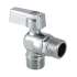 Кран шаровой VALTEC угловой для подключения сантехнических приборов 1/2"x1/2" ручка, фото 