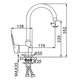 Смеситель для кухни F4007 FRAP, фото , изображение 2