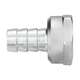Штуцер для шланга ВН никель 1/2"x18 AQUALINK, Диаметр: 1/2", Размер штуцера: 1/2"x18, фото , изображение 2