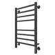 Полотенцесушитель электрический Ватикан КС с диммером П8 500х800  чёрный матовый 500 TERMINUS, фото 