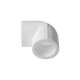 Угол полипропиленовый 90° 63 бел. AQUALINK, Диаметр трубы ППР: 63, фото 