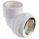 Угол резьбовой полипропиленовый с металлической ВР 20x1/2" бел. VALTEC, Размер с металлической ВР: 20x1/2", Диаметр трубы ППР: 20, фото 